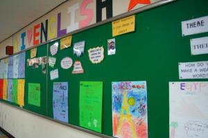 The author's old classroom in Korea, where her students had no qualms indicating if her lessons worked or not.