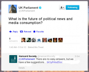 #FutureNews - The Communications of Parliamentary Democracy in a Digital World