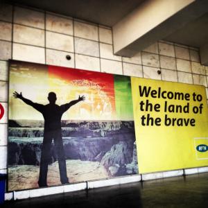 MTN welcomes visitors to Kabul International Airport