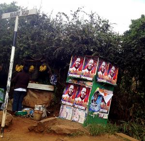 Candidate posters, Kenya Presidential Elections, March 2013.