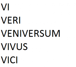  "By the power of truth, I, while living, have conquered the universe",