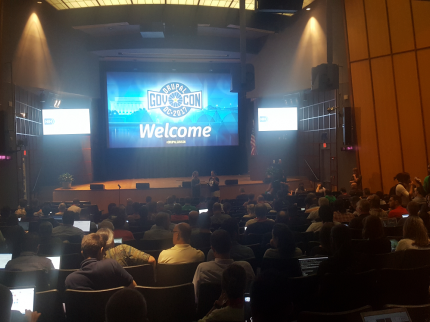 Drupal Govcon 2017 Keynote Audience