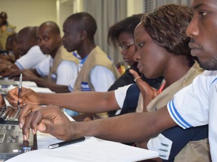 POECI Agents de Données at work for Côte d'Ivoire's 2016 Legislative Elections